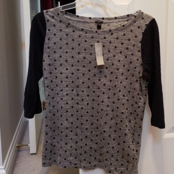 J. Crew Tops - J Crew Polka Dot Shirt